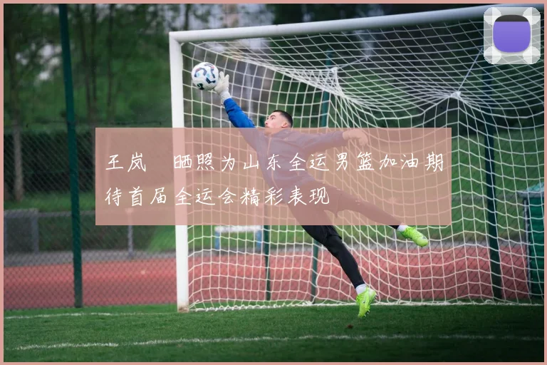 王岚嵚晒照为山东全运男篮加油期待首届全运会精彩表现