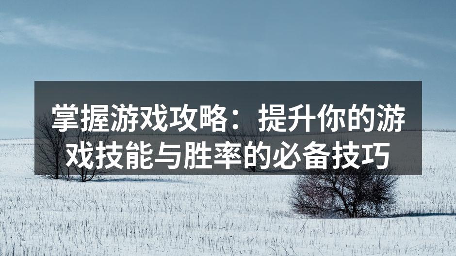 游戏机制解析